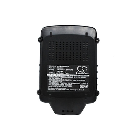Bsc Preferred Work WA3551.1 WA3572 2000mAh Power Tool Replacement Battery CS-WRX540PX.3